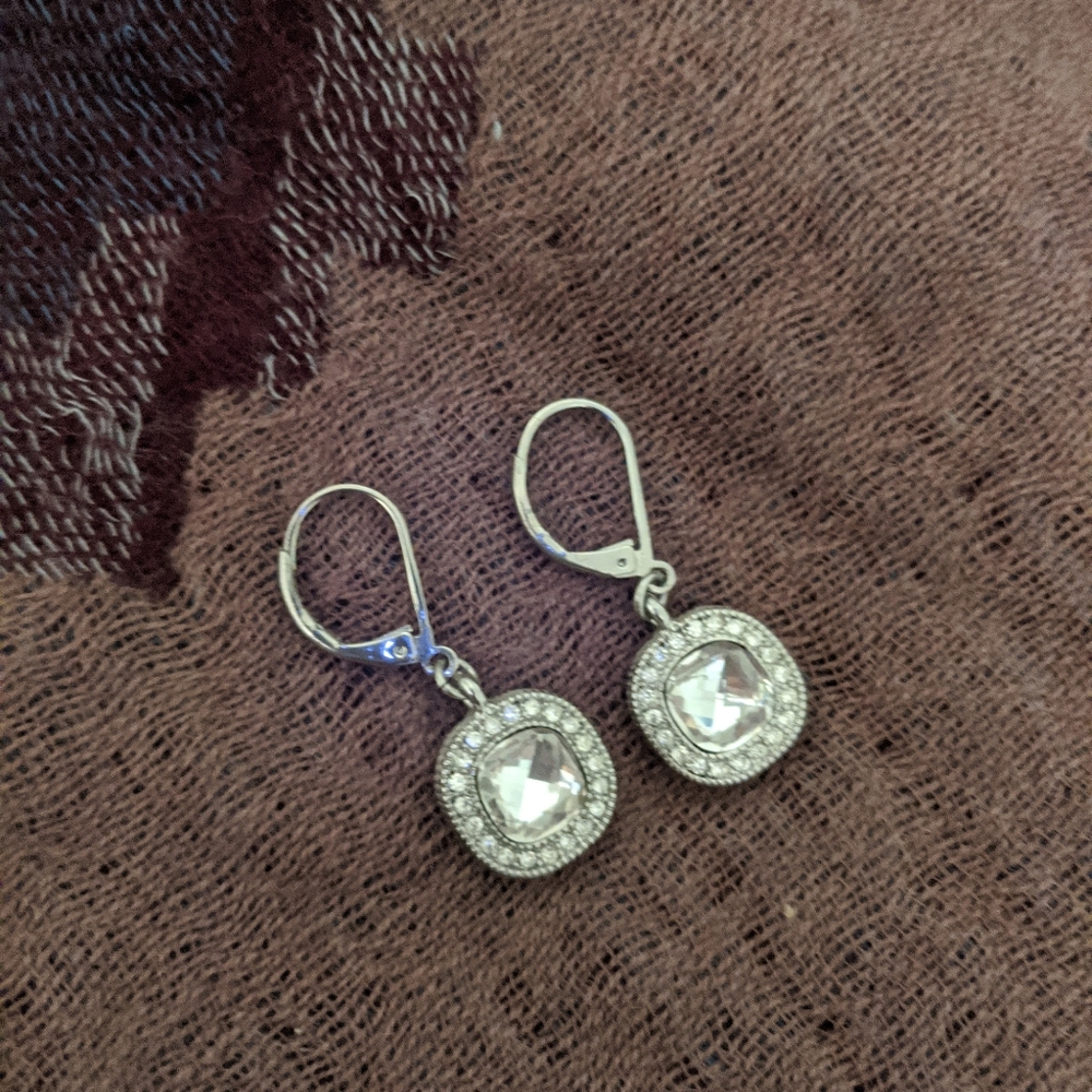Rhinestone earrings
